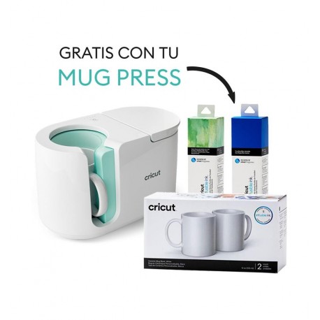 Cricut Mug Press plancha de tazas + Pack Regalo