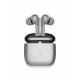 KSIX Meteor auriculares inalámbricos color plateado