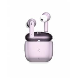 KSIX Meteor auriculares inalámbricos color rosa