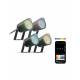 KSIX Set 4 focos outdoor SmartLED