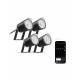 KSIX Set 4 focos outdoor SmartLED
