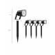KSIX Set 4 focos outdoor SmartLED