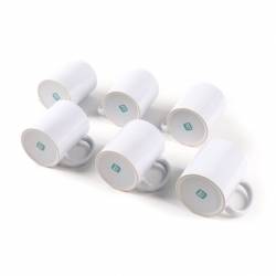 LOKLIK Pack 6 tazas para sublimación 325 ml