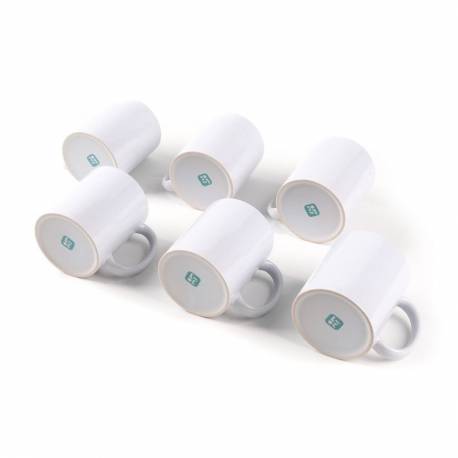 LOKLIK Pack 6 tazas para sublimación 325 ml