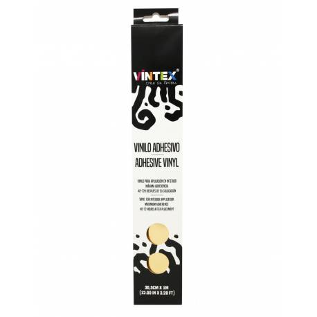 Vintex Vinilo adhesivo metalizado espejo color Oro
