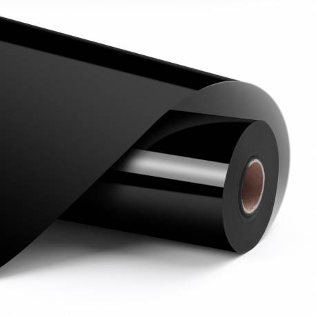 LOKLIK Vinilo textil (30.5cm x 1.80m) color Negro