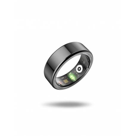 KSIX Anillo inteligente Saturn talla M color negro