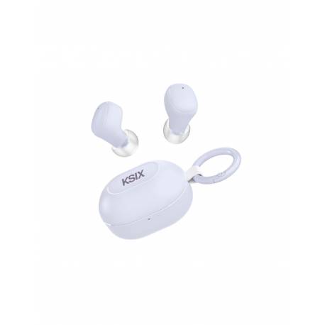 KSIX Neutron auriculares inalámbricos color lila
