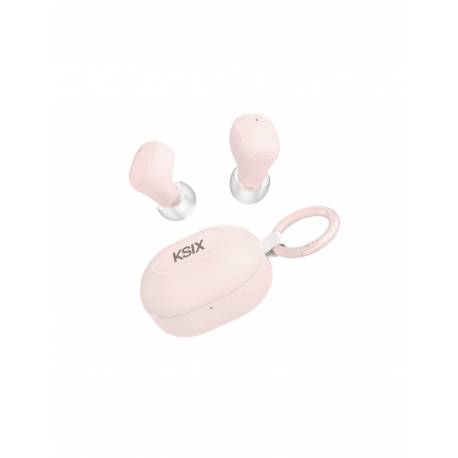 KSIX Neutron auriculares inalámbricos color rosa