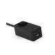 KSIX Regleta carga ultra rápida GaN 65W Multipuerto 4x