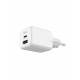 KSIX Cargador de red VoltXtreme 30W USB-C y USB-A