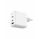 KSIX Cargador de red VoltXtreme 65W 2x USB-C y 1x USB-A