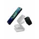 KSIX Cargador inalámbrico Cube 3en1 15 W Plegable