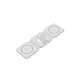 KSIX Cargador inalámbrico 3en1 15W Qi MagSafe plegable