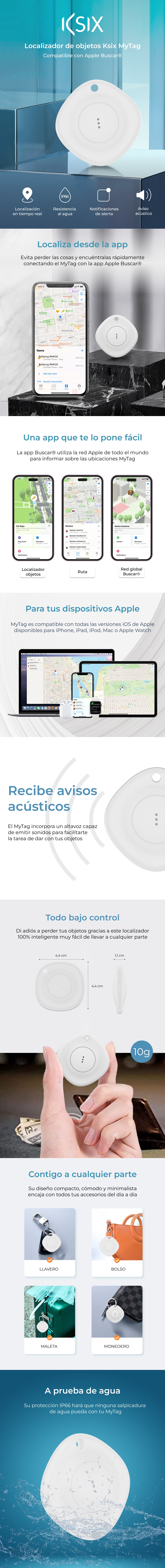 Ksix MyTag Localizador de objetos